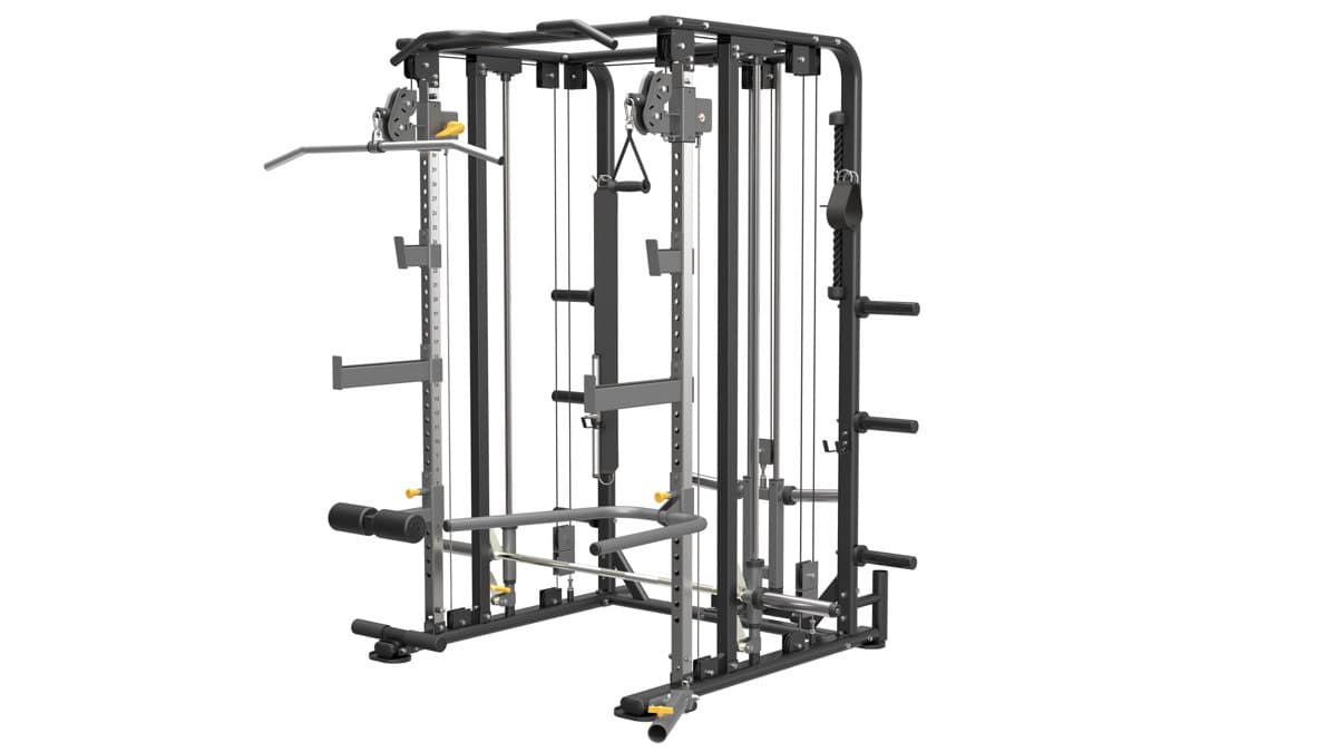 Multi-Funtional Trainer With Smith (Plate Loaded) with attachments