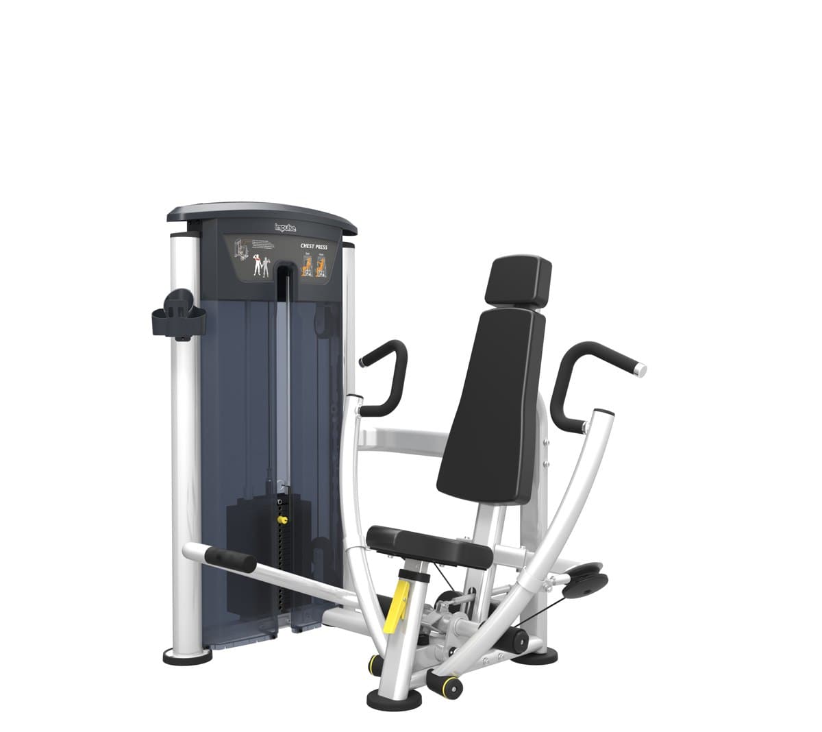 Chest Press Black - IT Impulse 295lbs